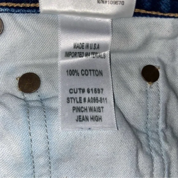 Agolde Pinch Waist Jean in Placebo Size 24 - Picture 4 of 6